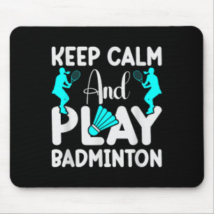 Badminton Shuttle Racket Badminton Player 3 Mouse Pad