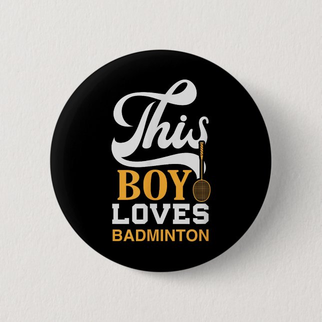 Badminton Shuttle Racket Badminton Player _7  Button (Front)