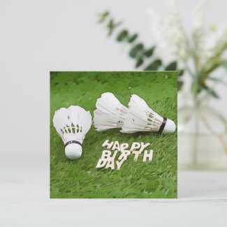 Badminton Shuttlecock birthday