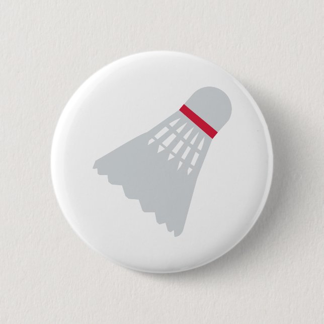 Badminton Shuttlecock Button (Front)
