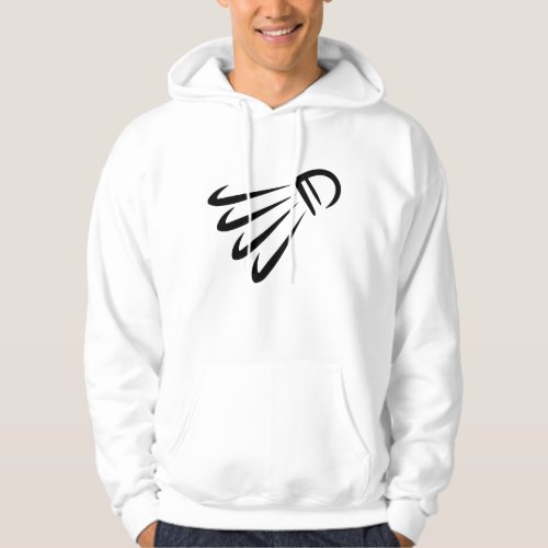 Badminton shuttlecock hoodie