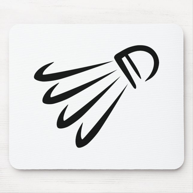 Badminton shuttlecock mouse pad (Front)