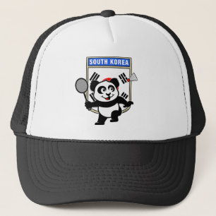 Badminton South Korea Panda Trucker Hat
