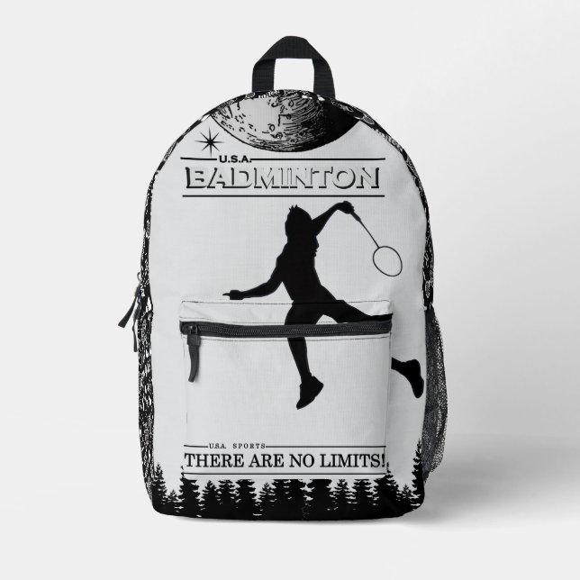 BADMINTON Sport Backpack (Front)