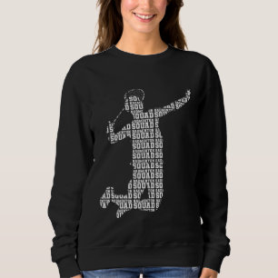 Badminton Sports Hobby Player Shuttlecock Sweatshirt