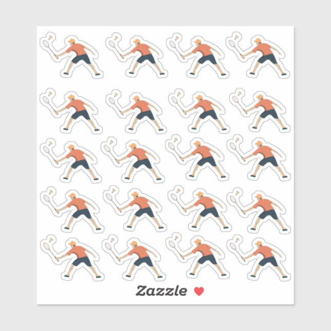 Badminton Sticker (Sheet)