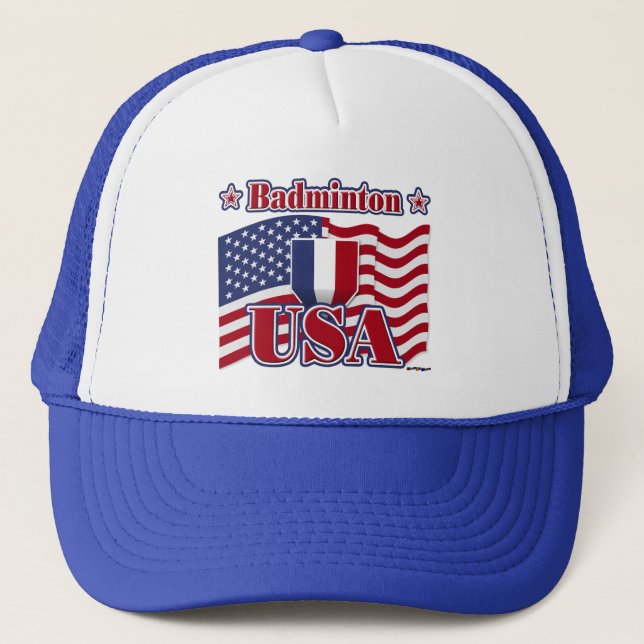 Badminton USA Trucker Hat (Front)