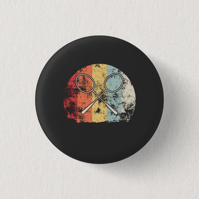 Badminton Vintage Button (Front)