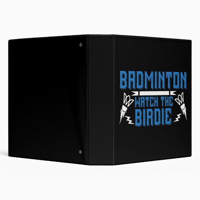 Badminton - Watch the Birdie 3 Ring Binder (Background)