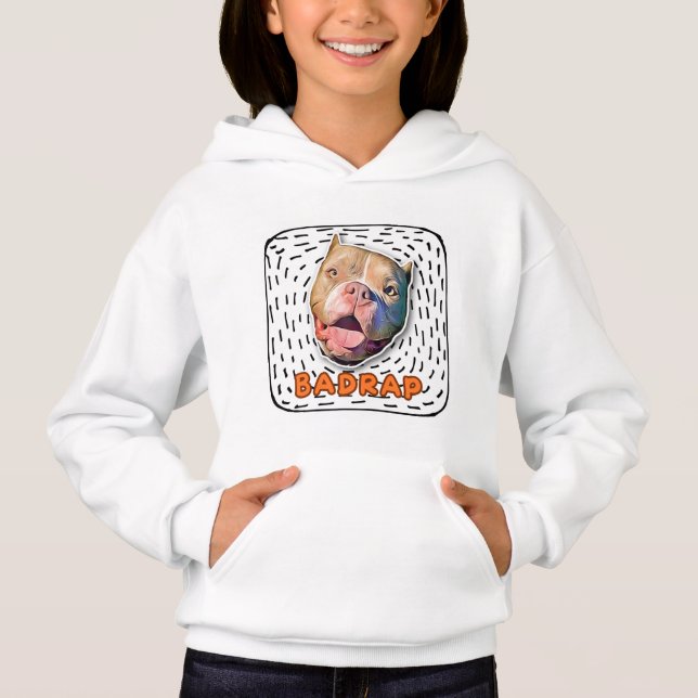 BADRAP Happy Head  Hoodie (Front)