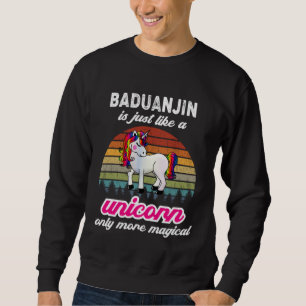 Baduanjin Therapist Unicorn Vintage Sunset Sweatshirt