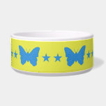 Bady Bassitt Flag Pet Bowl<br><div class="desc">Show your pet some local pride with this patriotic pet bowl featuring the flag of Bady Bassitt, Brazil! Crafted with care and vibrant design, this pet bowl displays the official flag of Bady Bassitt, centered around the elegant butterfly emblem—a symbol of transformation and community spirit. Perfect for feeding your furry...</div>