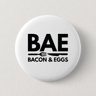 BAE Bacon And Eggs Button