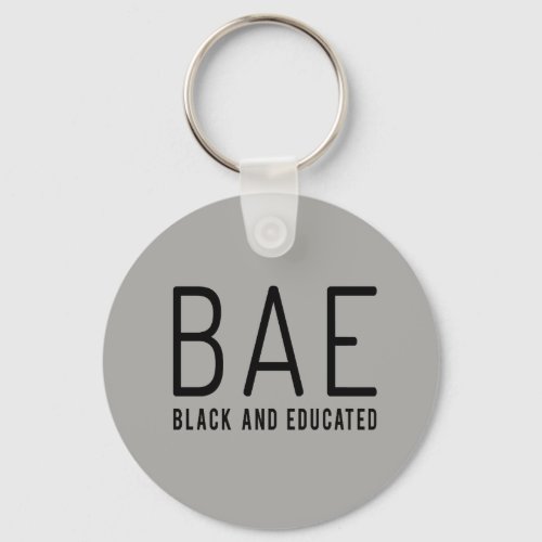 BAE Black and Educated Keychain