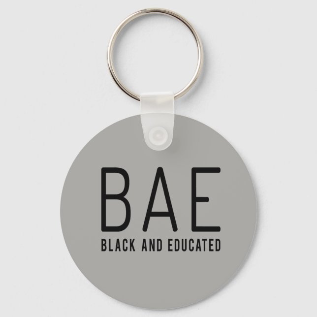 BAE Black and Educated Keychain (Front)