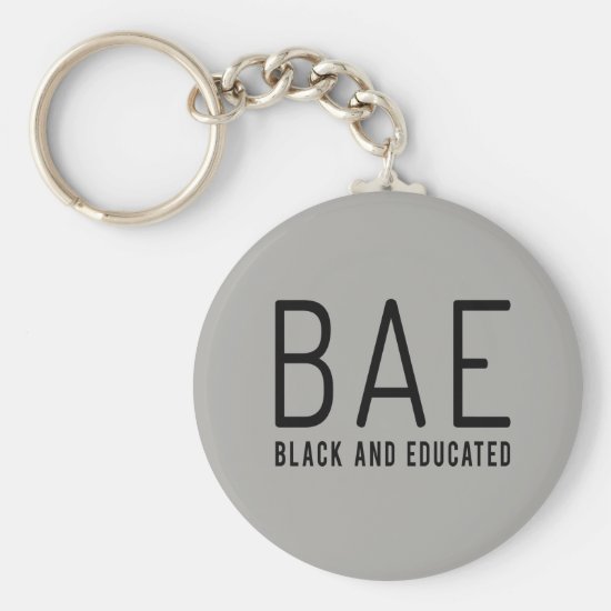 BAE Black and Educated Keychain