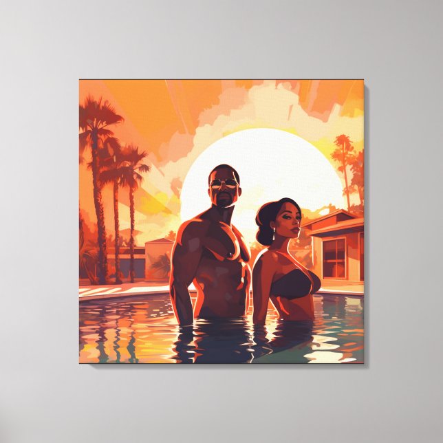 BAE-CATION #2  CANVAS PRINT (Front)
