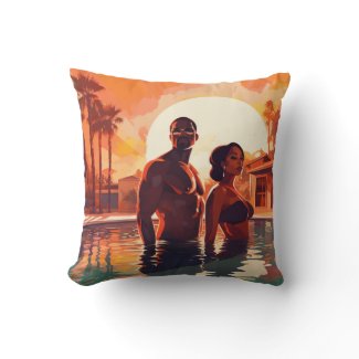 BAE-CATION #2 THROW PILLOW