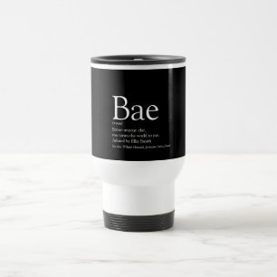 Bae Definition Boyfriend Girlfriend Travel Mug