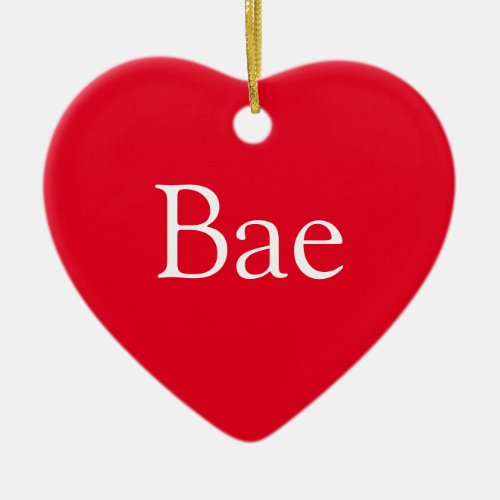 Bae Definition Girlfriend Boyfriend Husband Wife Ceramic Ornament