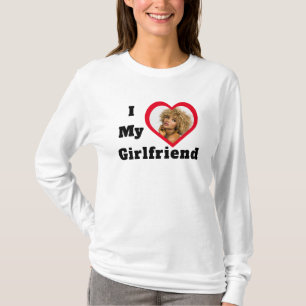 Bae Personalized Custom Photo I Love My Girlfriend T-Shirt