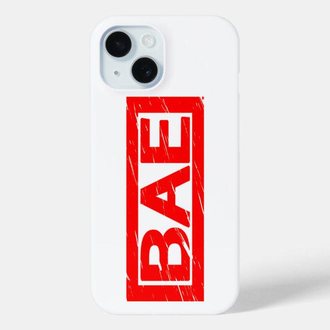 Bae Stamp Case-Mate iPhone Case (Back)