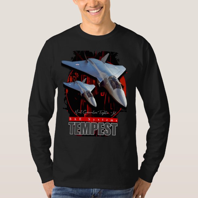 BAE Systems Tempest Next-Generation Fighter Jet  T-Shirt (Front)