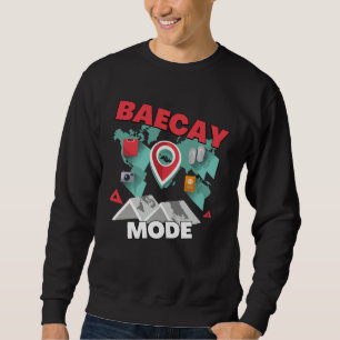 Baecay Mode Designs For Couples Bae King Bae Catio Sweatshirt