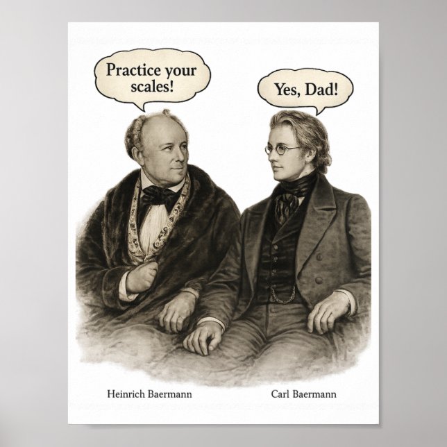 Baermann's Scale Secret: Dad's Eternal Lesson Poster (Front)