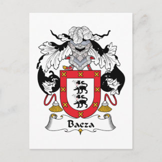 Baeza Family Crest Postcard