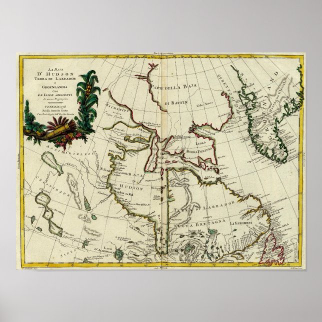 Baffin Bay North Atlantic Ocean Poster (Front)