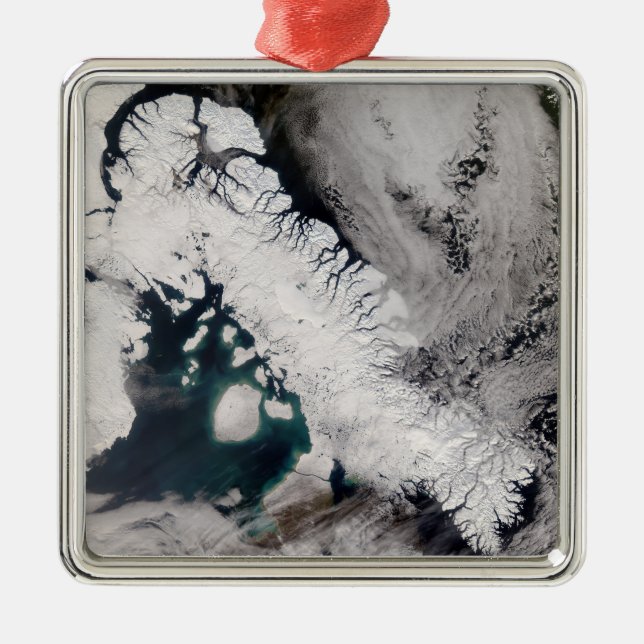 Baffin Island Metal Ornament (Front)