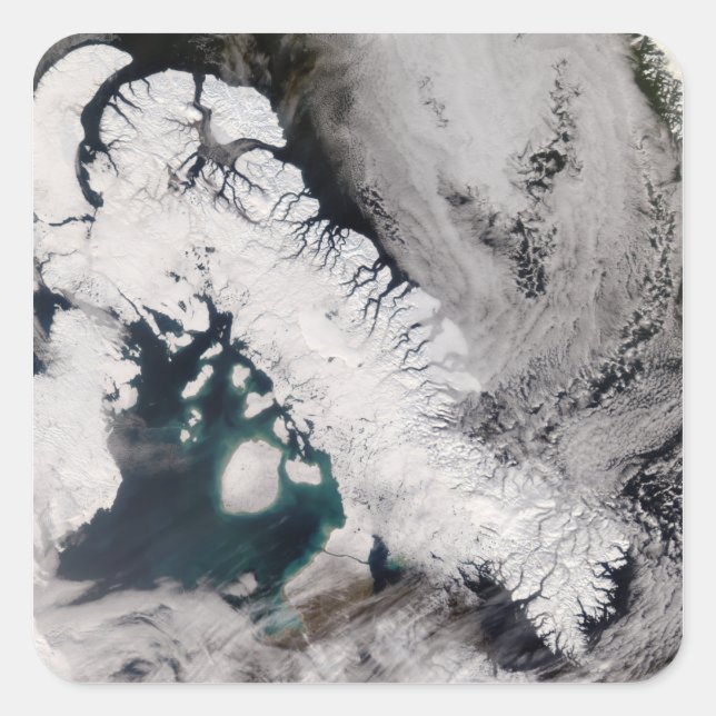 Baffin Island Square Sticker (Front)