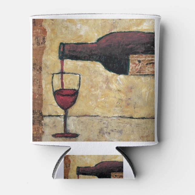 BAG04 Red Wine.tif Can Cooler (Front)