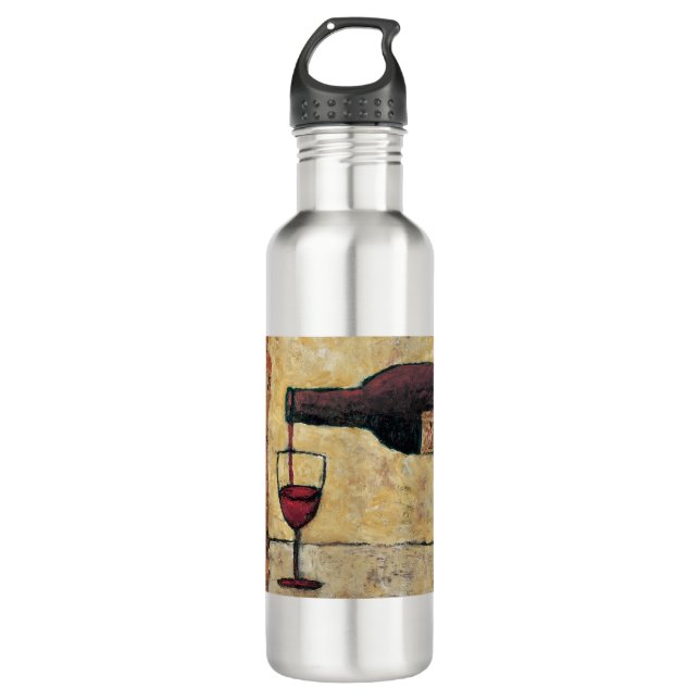 BAG04 Red Wine.tif Stainless Steel Water Bottle (Front)