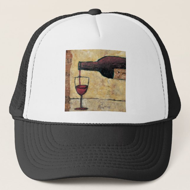 BAG04 Red Wine.tif Trucker Hat (Front)