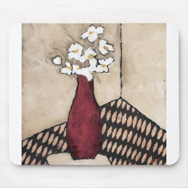 BAG05 Red Vase.tif Mouse Pad (Front)