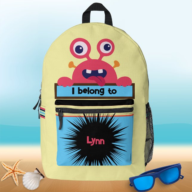 Bag Buddy Lobster Monster Personalized Backpack (Creator Uploaded)