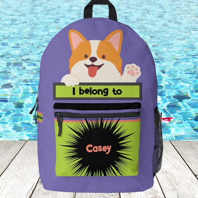 Bag Buddy Puppy Dog Cute Personalized Backpack (Creator Uploaded)