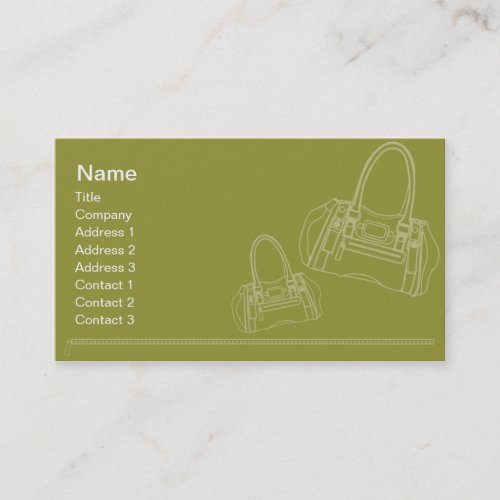 Bag - Business Business Card Template