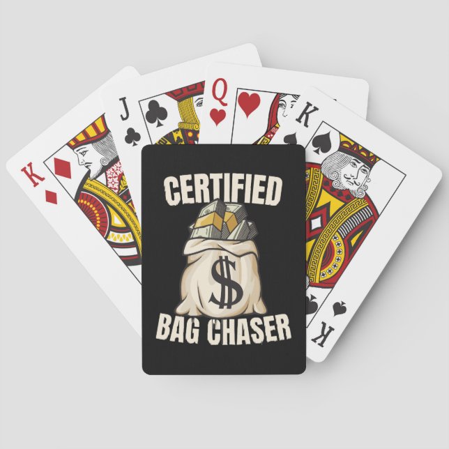 bag chaser  poker cards (Back)