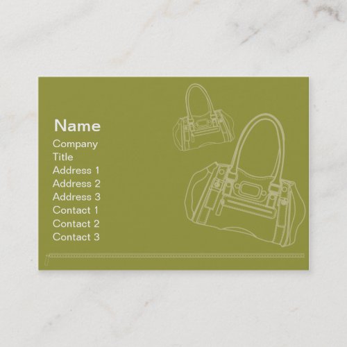 Bag - Chubby Business Card Templates