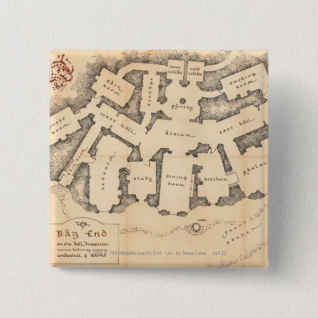 Bag End Pinback Button (Front)