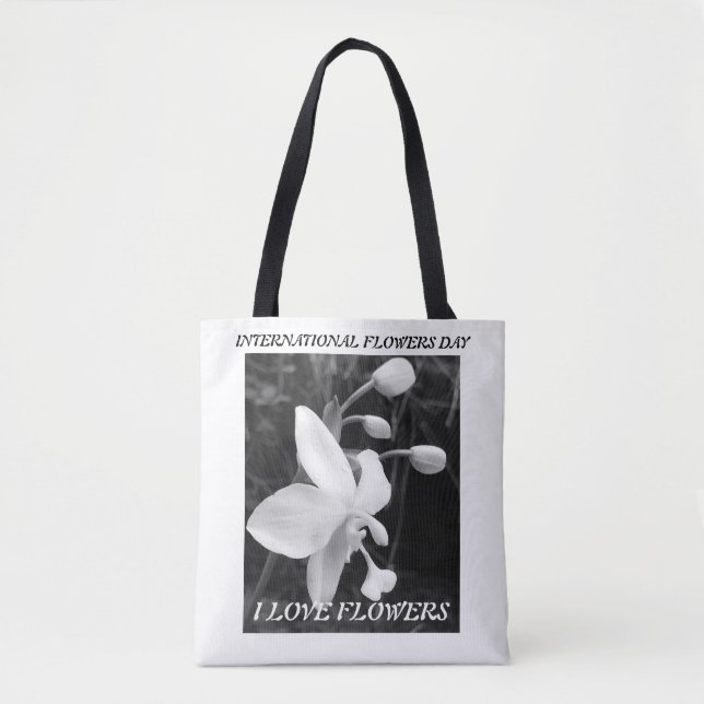 bag for shopping for nature or flower lover (Front)