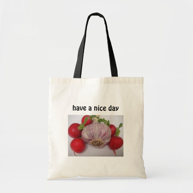 Bag garlic: have a nice day (Front)
