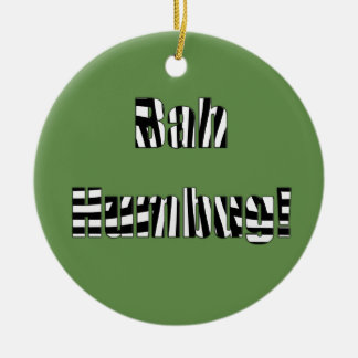 Bag humbug words Christmas decoration