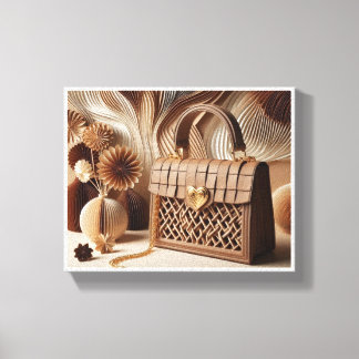 Bag in Paper Quilt Effect Wall Decor 2