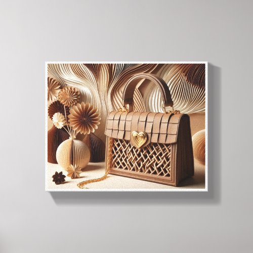 Bag in Paper Quilt Effect Wall Decor 2