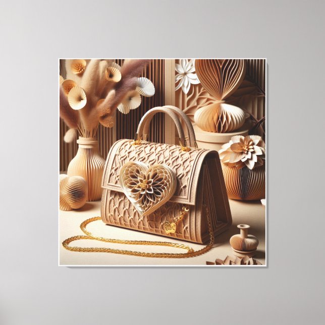 Bag in Paper Quilt Effect Wall Decor 2 (Front)