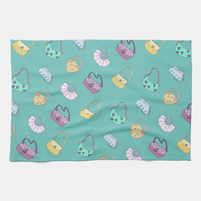 Bag Lovers Doodle Towel (Horizontal)